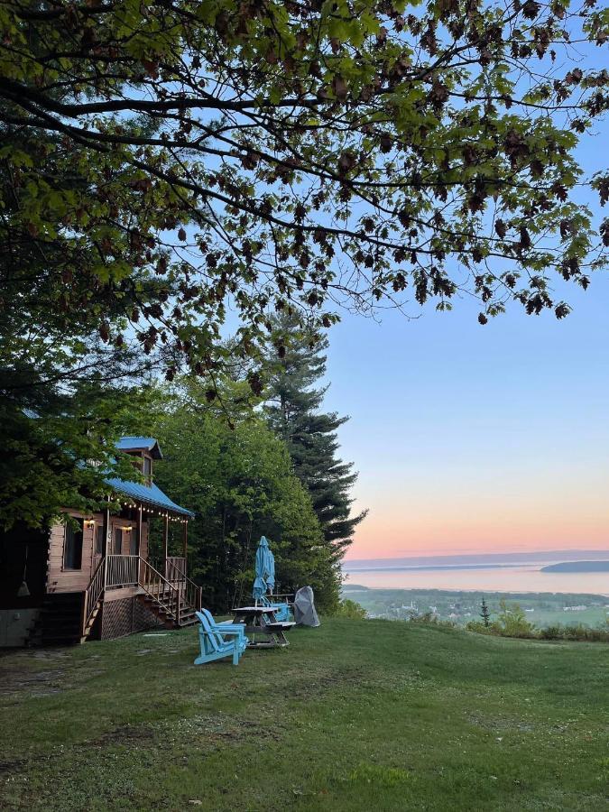 Les Chalets Sur Le Cap Saint Joachim Exterior foto